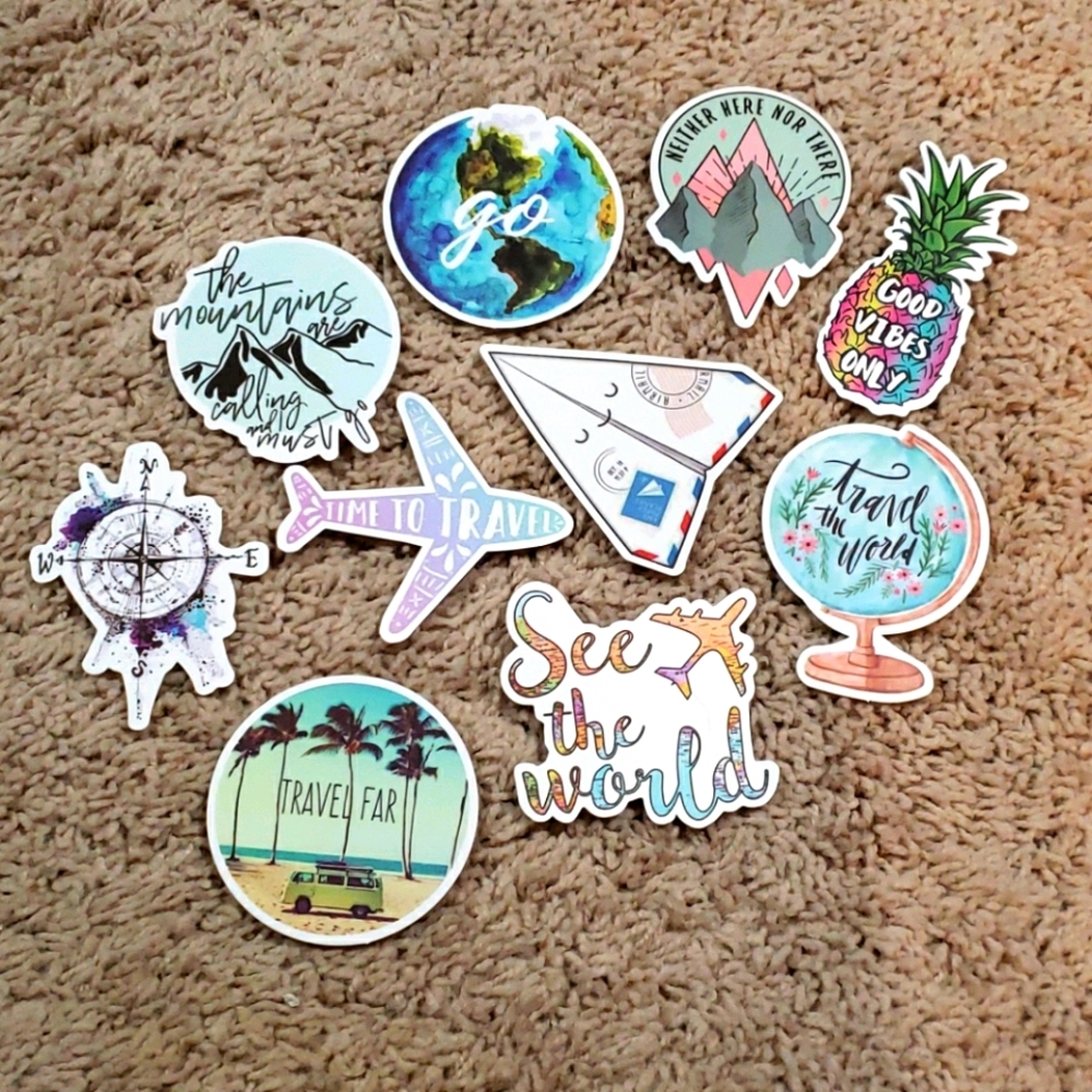 ✈Jet setter sticker pack